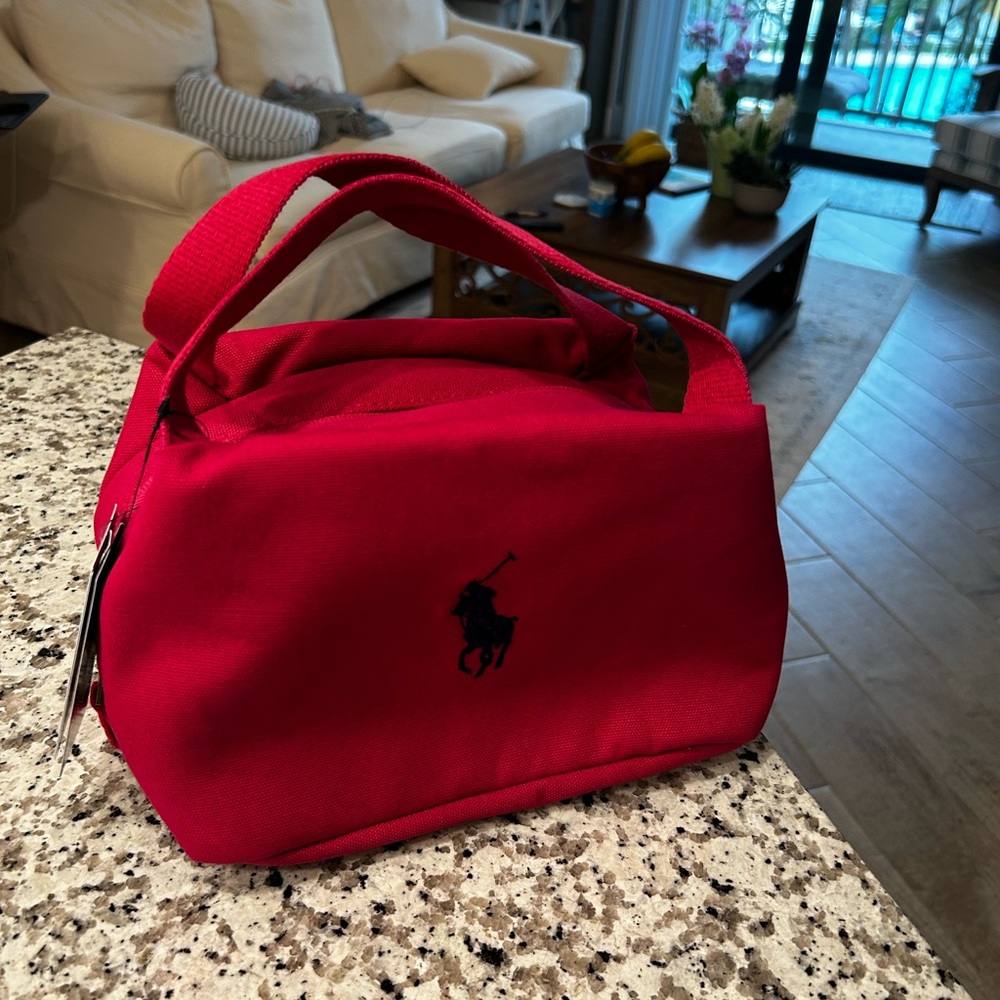 Polo by Ralph Lauren Red Toiletry Bag